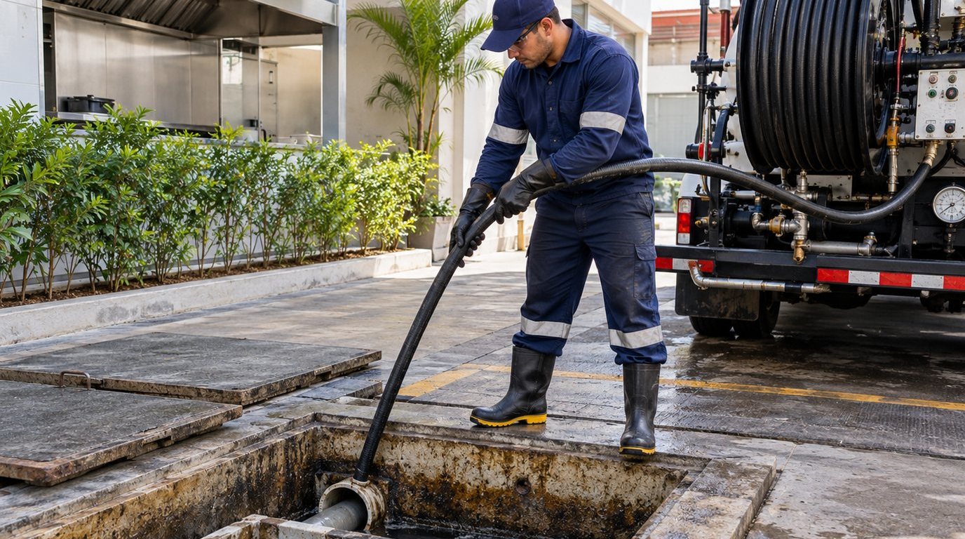 Hidrojateamento de Caixa de Gordura em Caxias do Sul‑RS