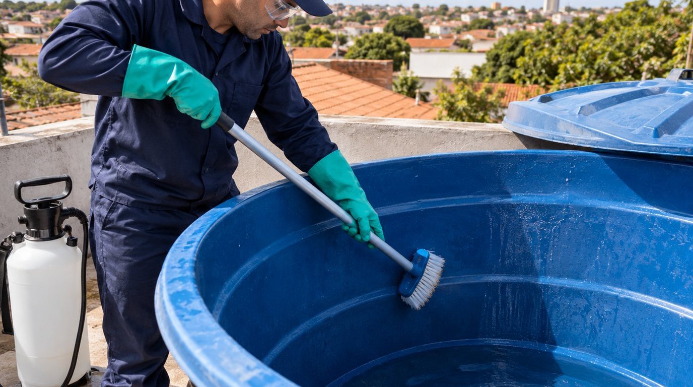 Higienização e Desinfecção da Caixa d'Água em Caxias do Sul‑RS