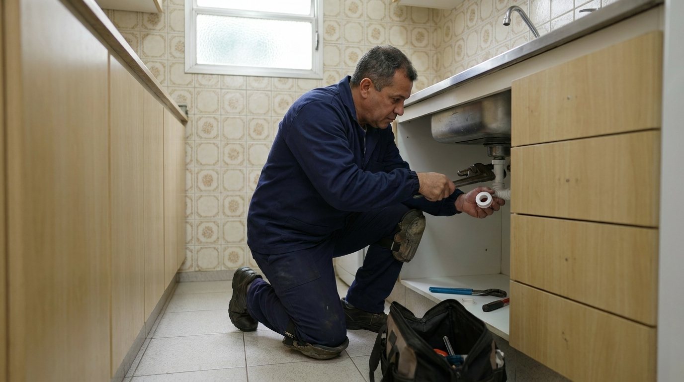 Instalação Hidráulica na Cozinha em Caxias do Sul‑RS
