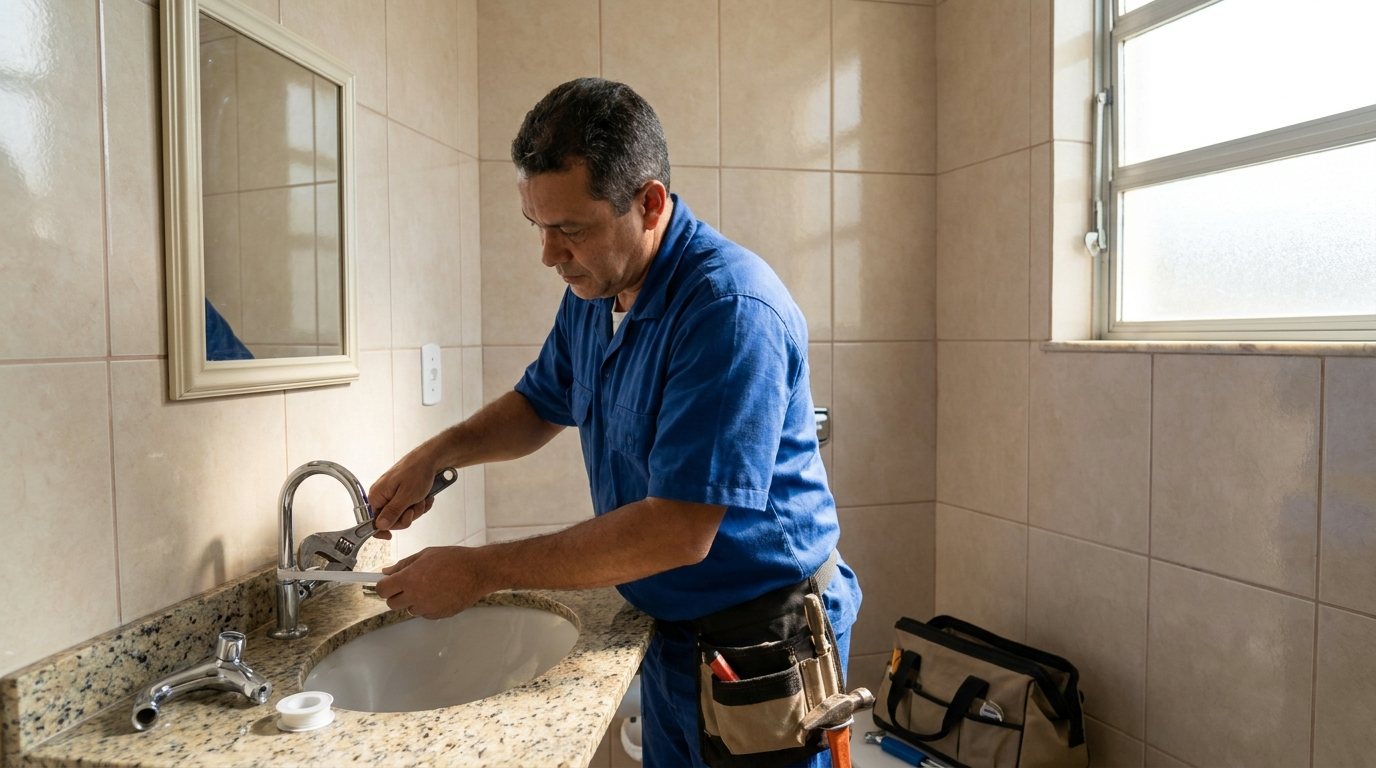 Instalação Hidráulica no Banheiro em Caxias do Sul‑RS