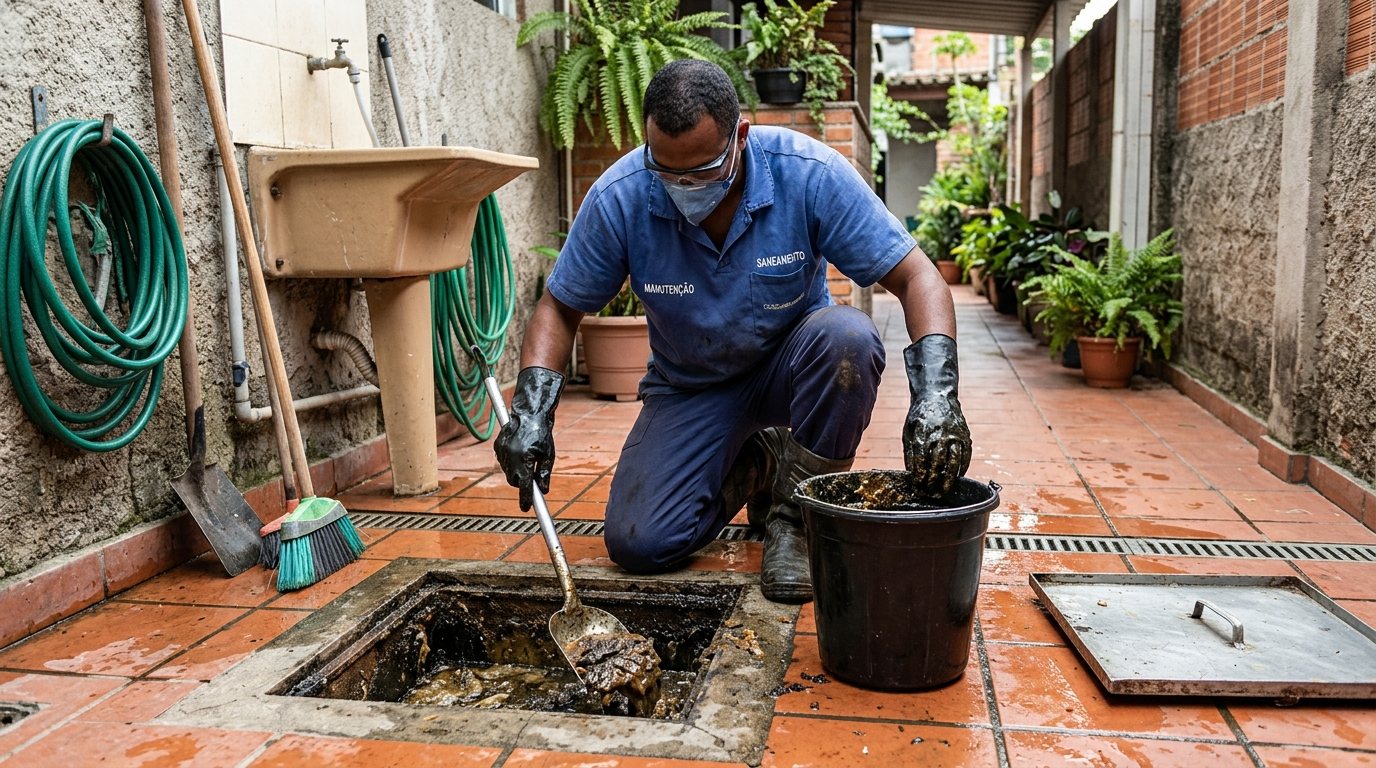 Limpeza de Caixa de Gordura Comercial em Caxias do Sul‑RS