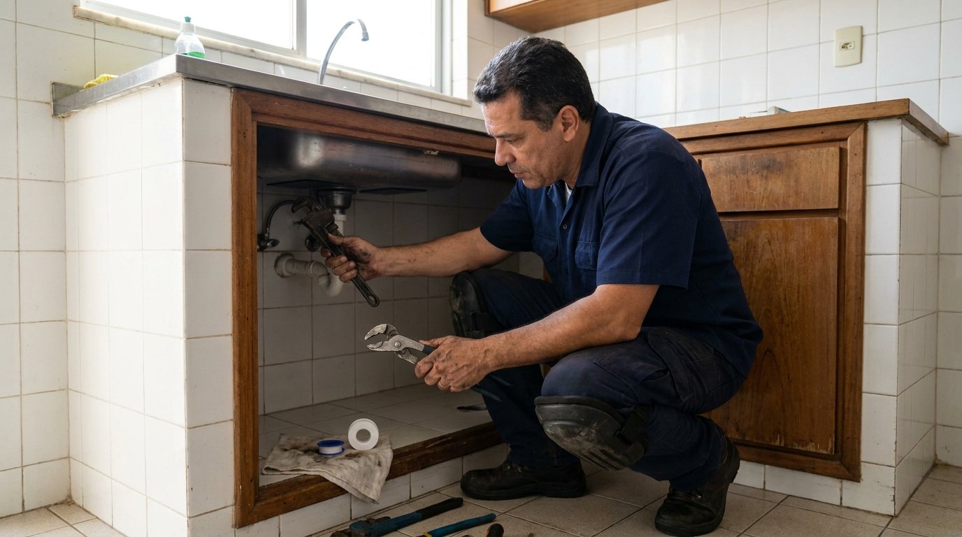 Manutenção Hidráulica no Banheiro em Caxias do Sul‑RS